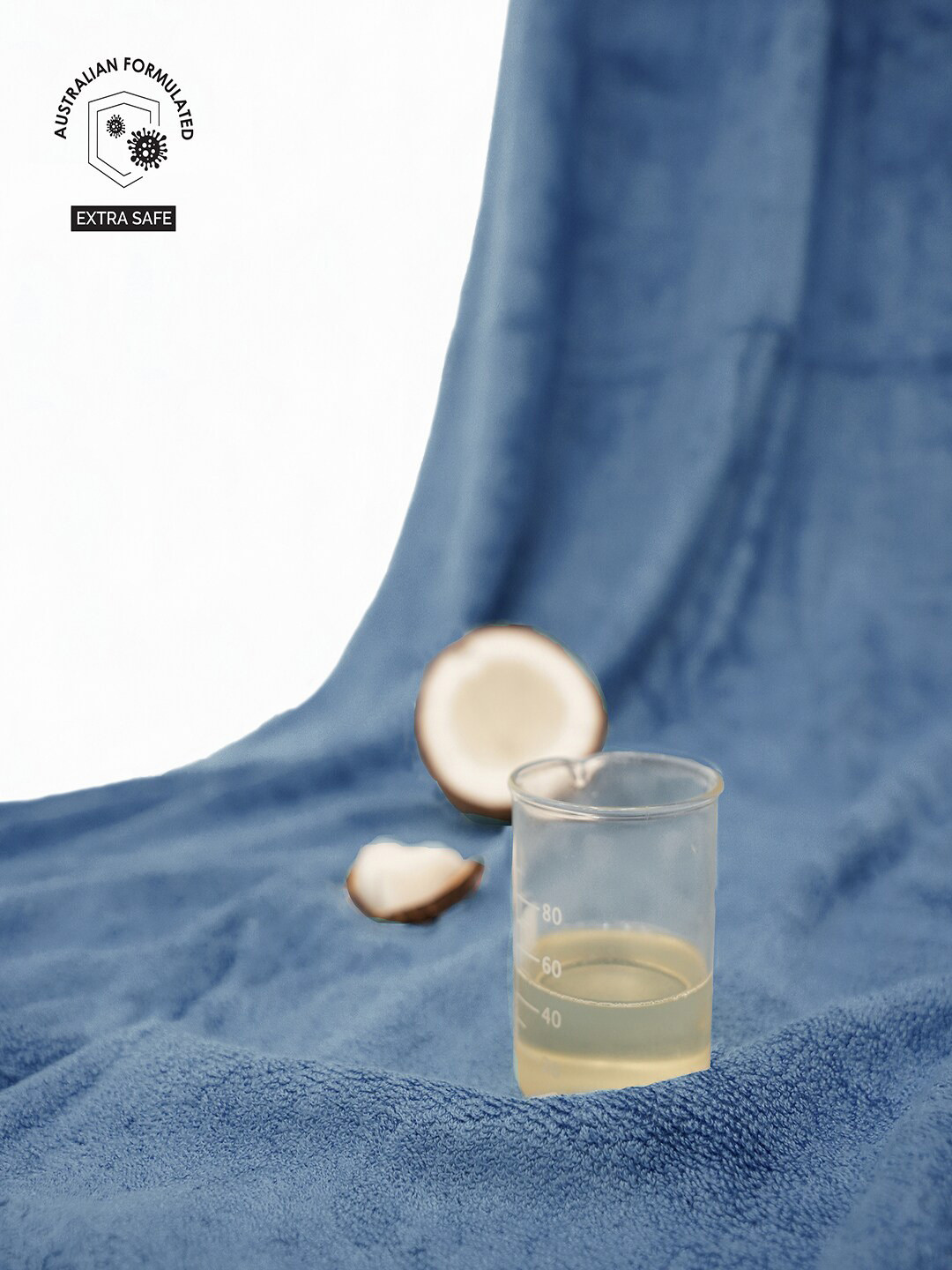 Doctor Towels Blue Solid 550GSM Set of 2 Anti-Bacterial Banana Hand Towel