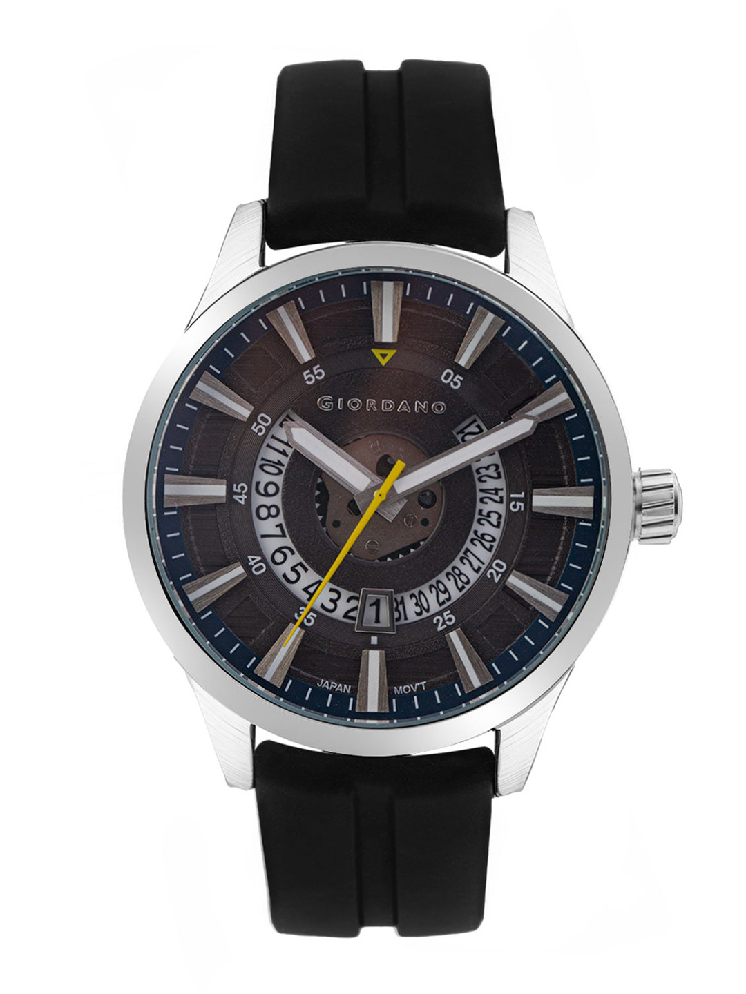 GIORDANO Men Skeleton Dial & Straps Water Resistant Analogue Watch GD-1089-01