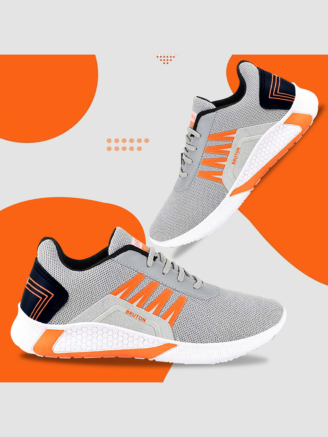 Bruton Men Textured Lightweight Sneakers