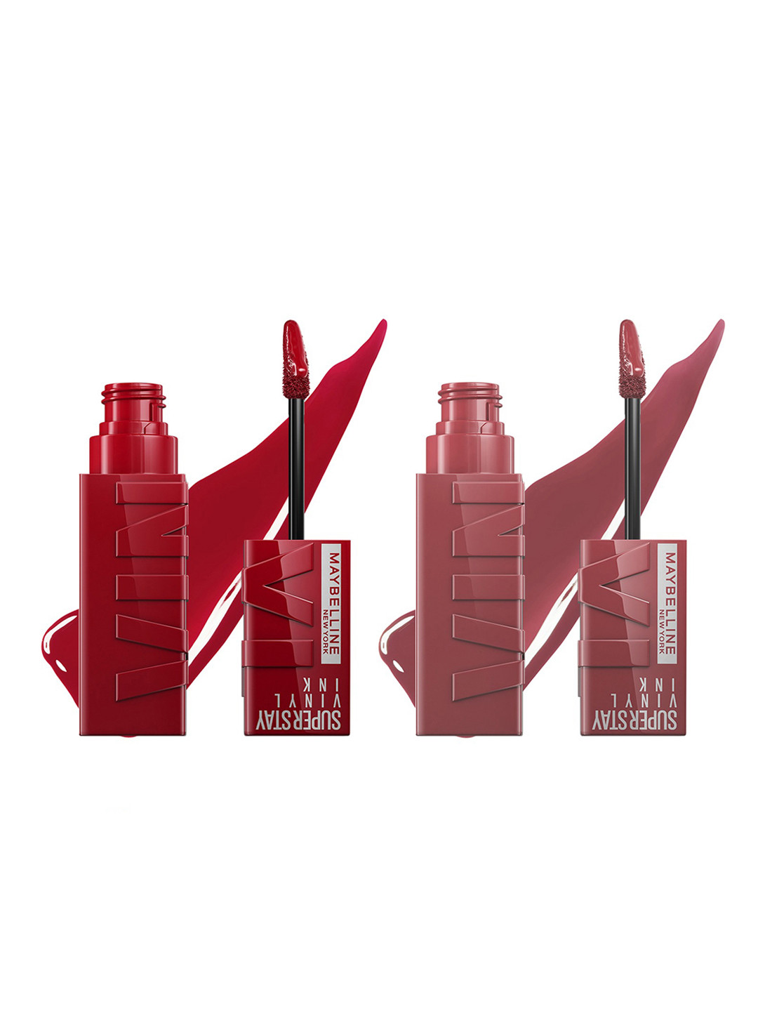 Maybelline Set of 2 Superstay Vinyl Ink Liquid Lipstick 4.5ml each - Lippy & Witty