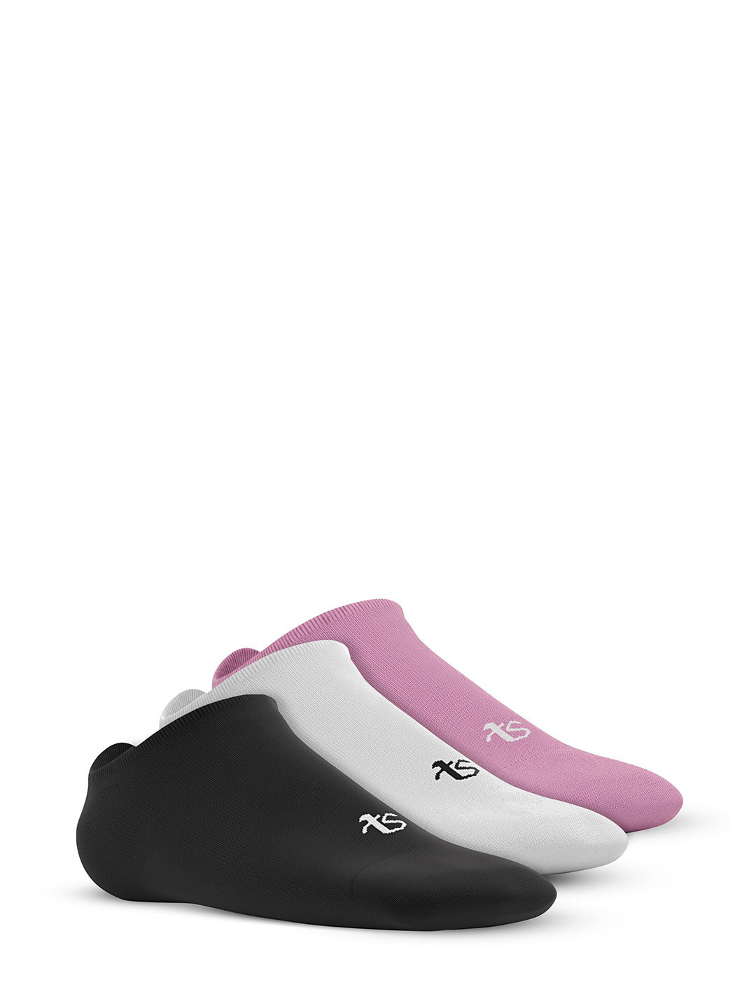 TalkingSox Unisex Pack Of 3 Assorted Moisture Wicking Shoe Liners