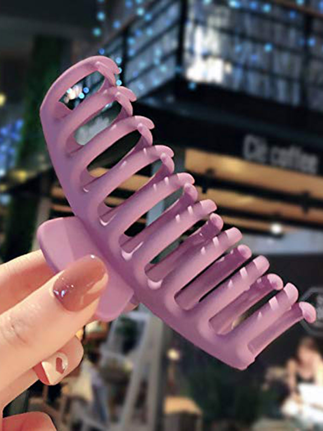 CHANDERKASH 2 PC Matte Finish Hair Claw Clip