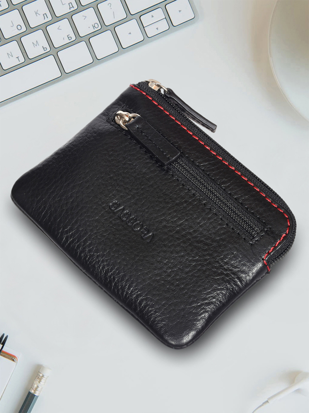 Sassora Leather Small Coin Pouch