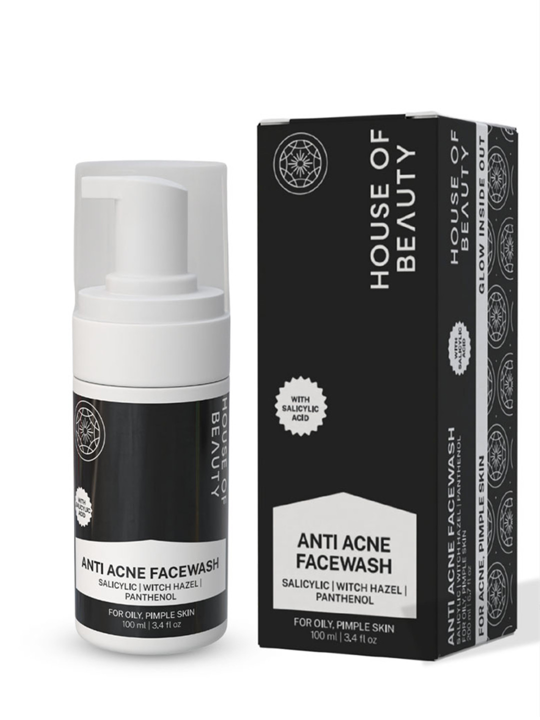 House of Beauty Anti Acne Foam Face Wash - 100ml