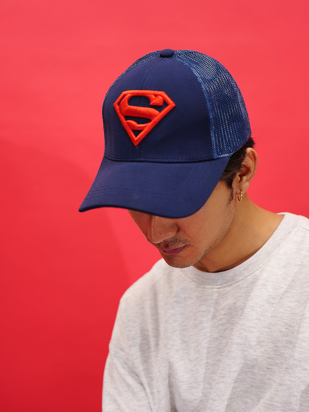 Justice League Unisex Superman Embroidered Baseball Cap
