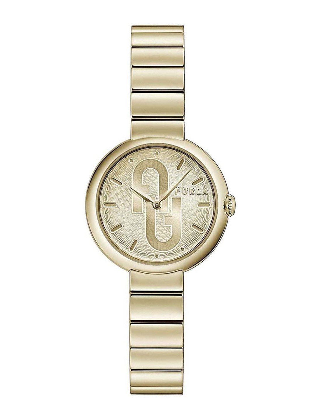 Furla Women Round Dial Water Resistant Stainless Steel Analogue Watch-WW00005009L2