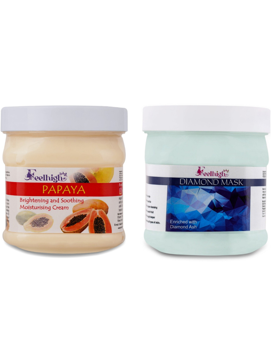FEELHIGH Papaya Face Cream & Diamond Face Mask 1000gm
