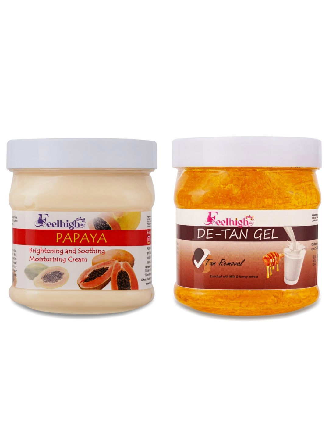 FEELHIGH Papaya Cream & De Tan Gel 1000gm