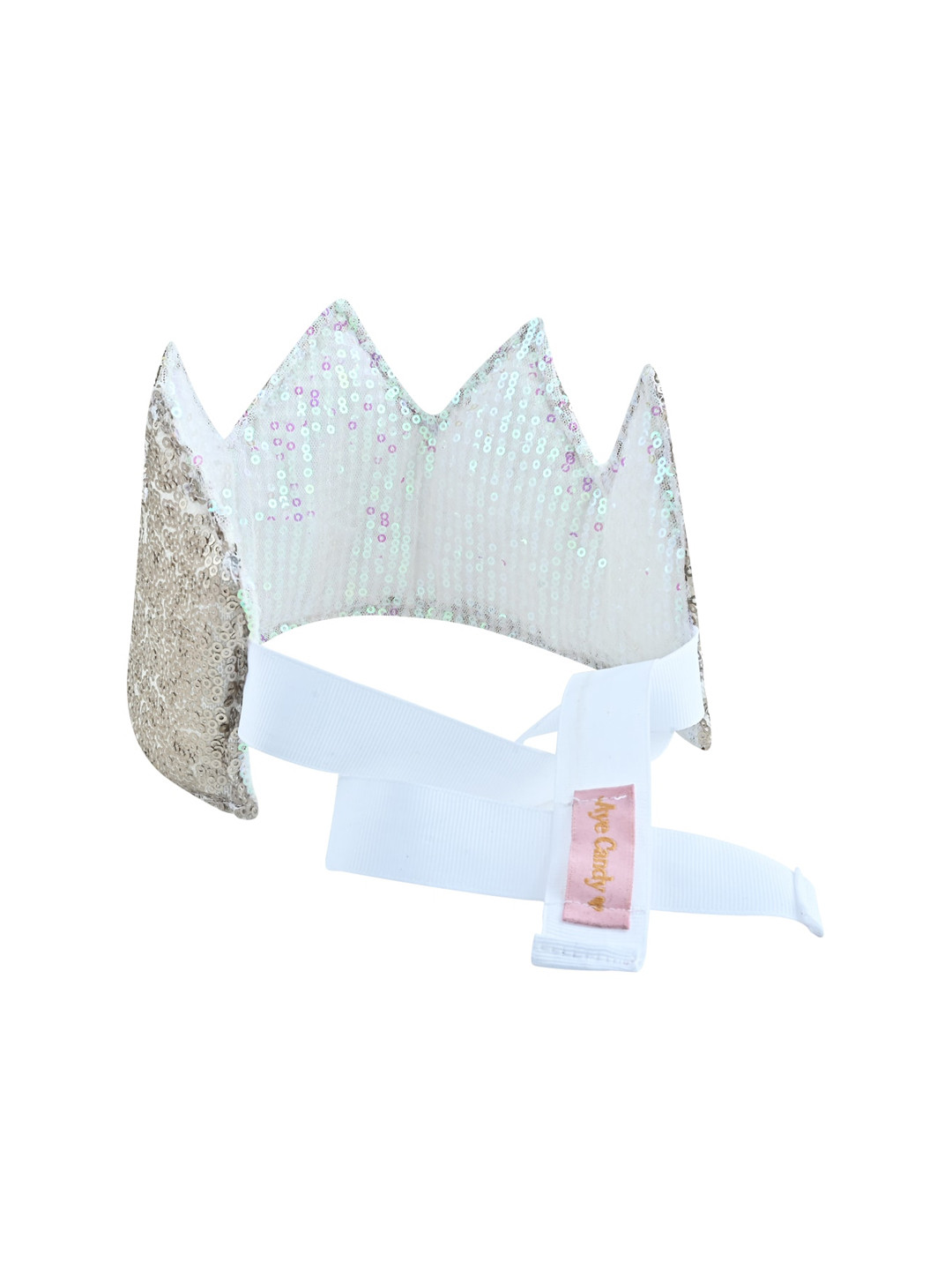 Aye Candy Girls Sequinned Reversible Crown Chill Wrap