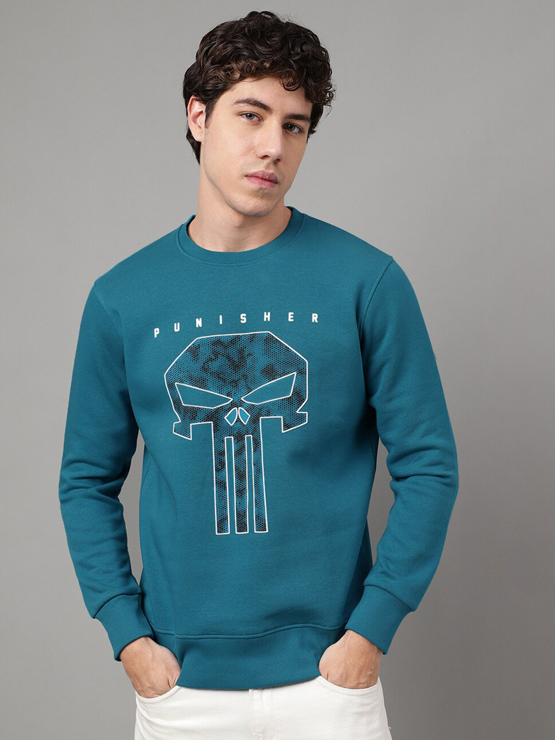 Free Authority Punisher Printed Sweatshirt