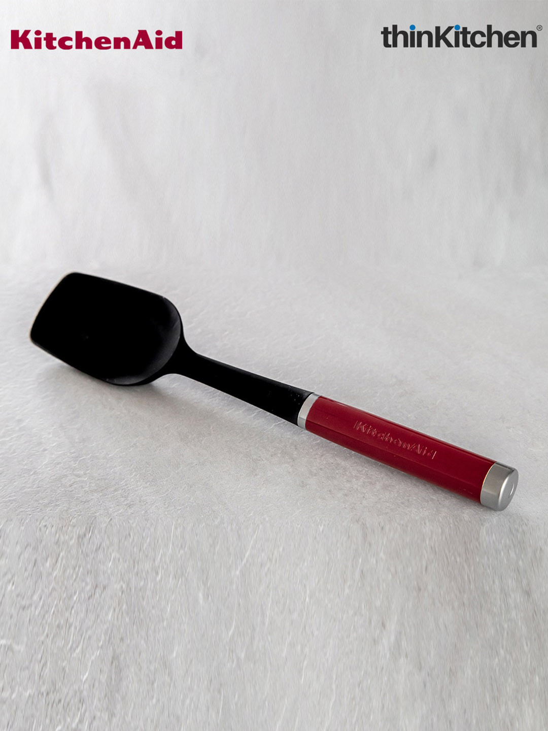 KitchenAID Red & Black Silicone Spoon Spatula