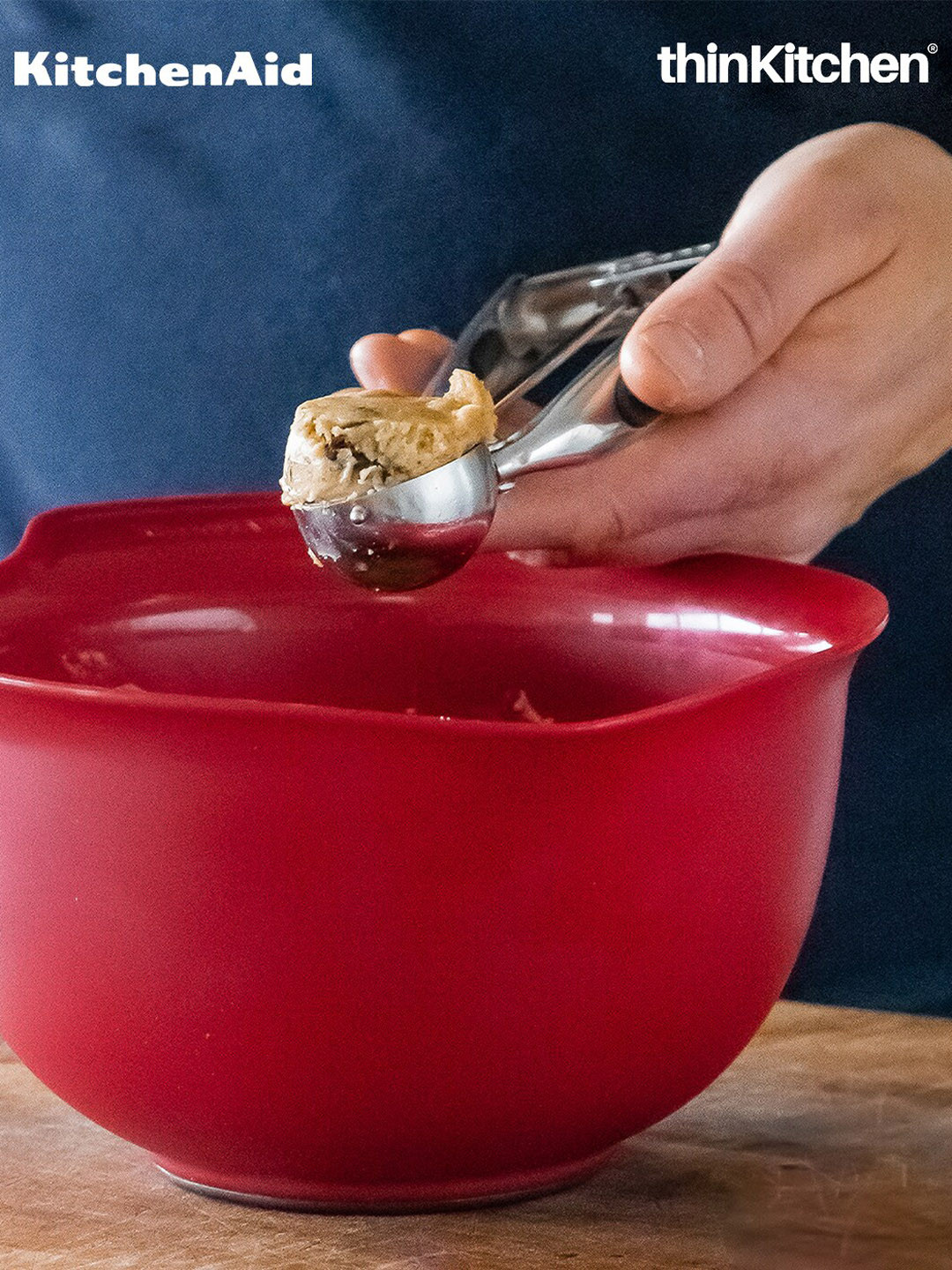 KitchenAID Red 3 Pieces Mixing Bowls