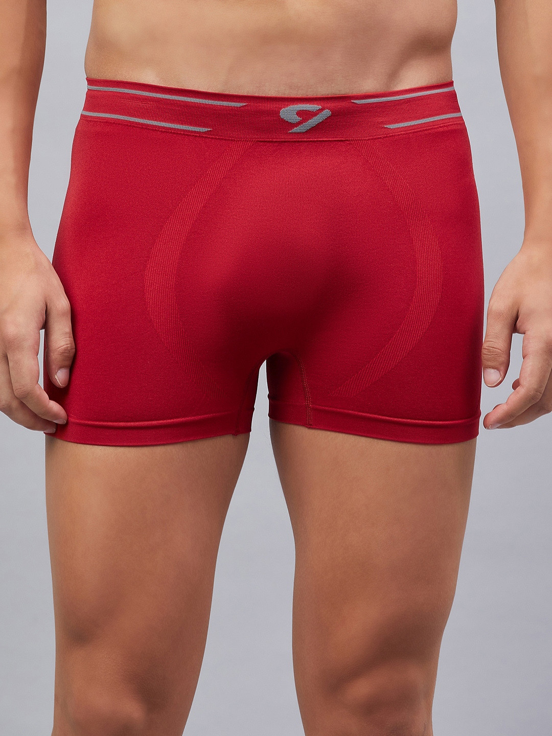 C9 AIRWEAR Mid-Rise Sweat Absorbent Trunk 19804_DARKRED