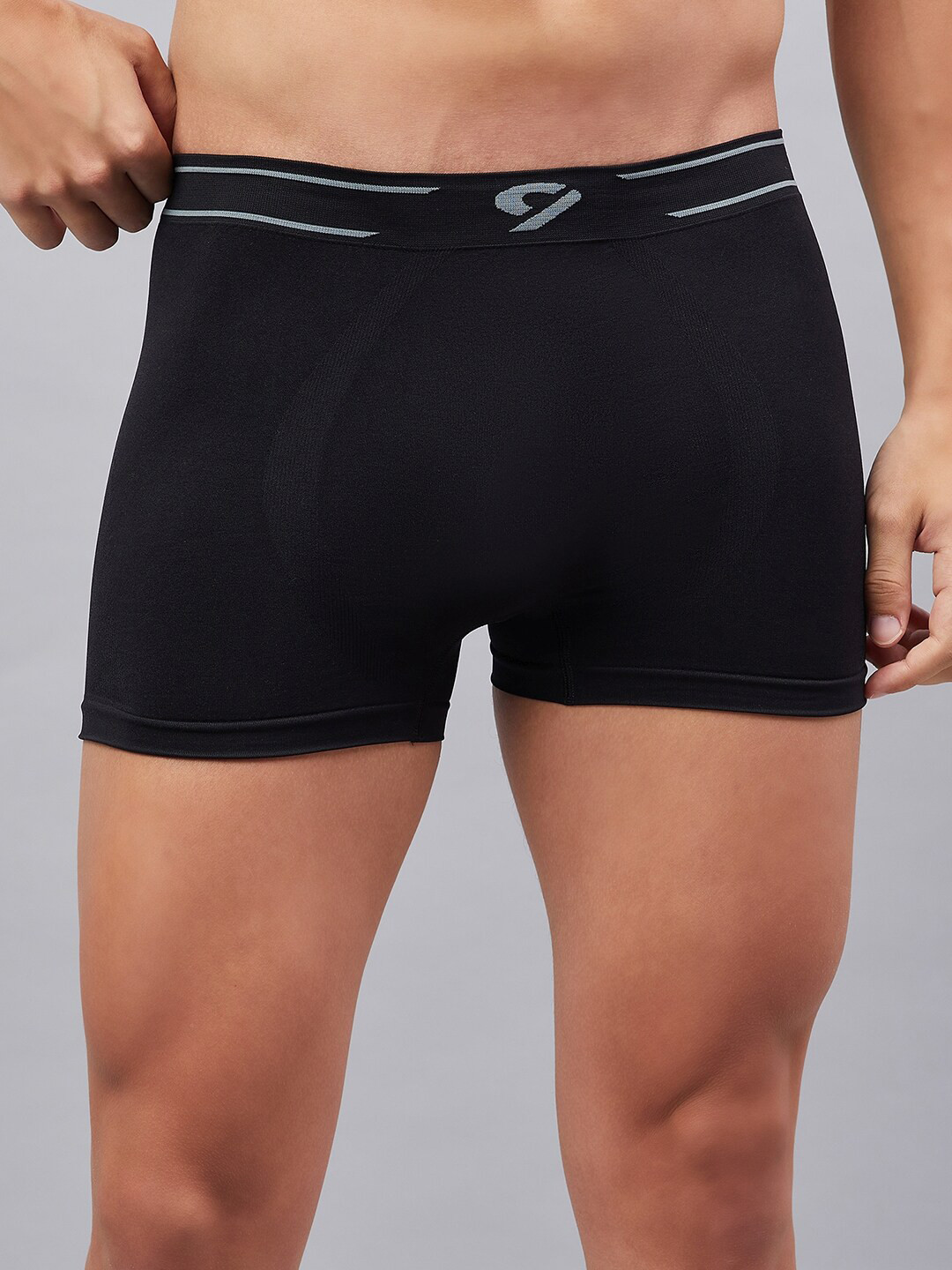 C9 AIRWEAR Mid-Rise Sweat Absorbent Trunk 19804_BLACK