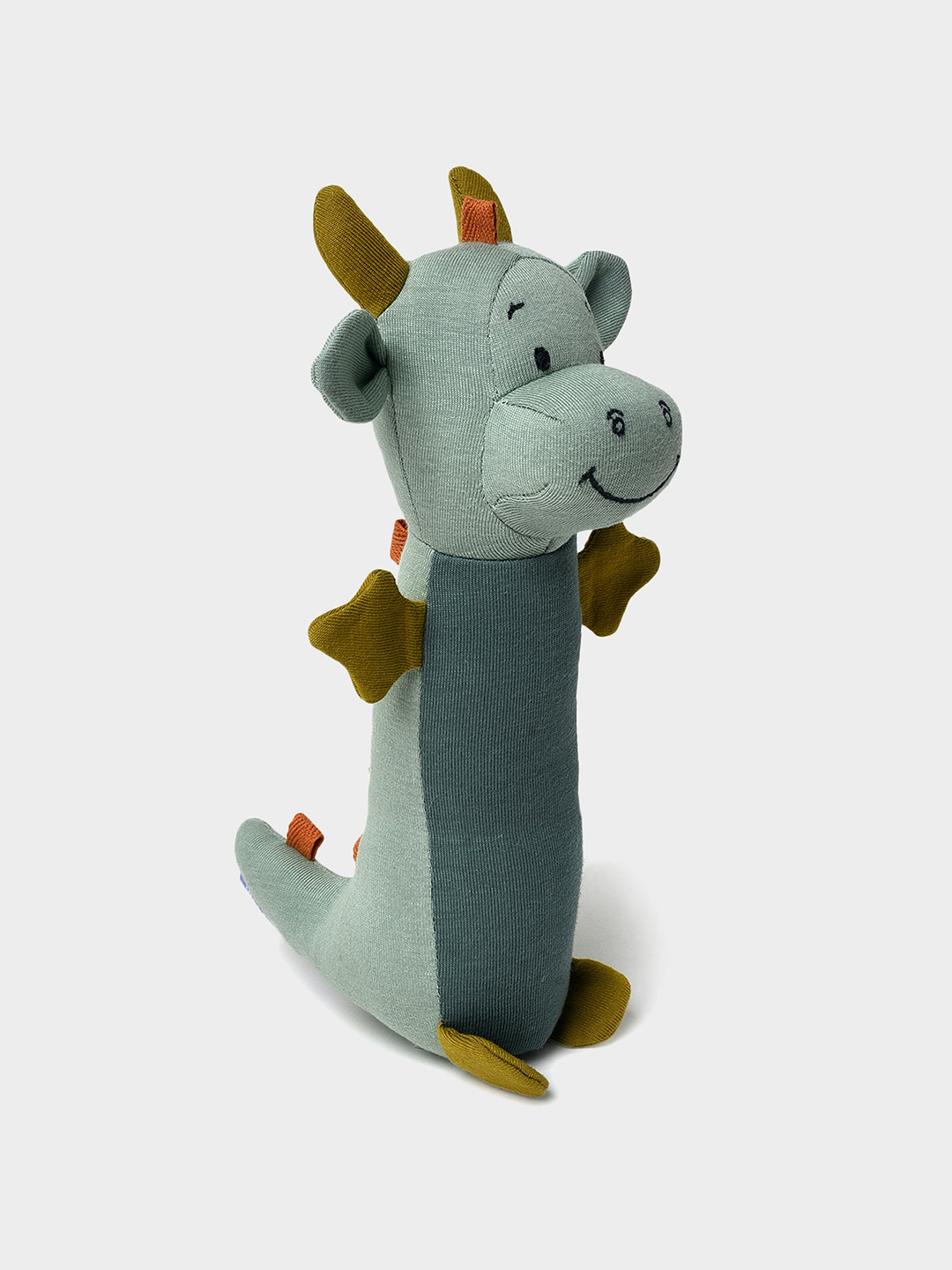 MiArcus Dino Rattle Soft Plush Toy - Green