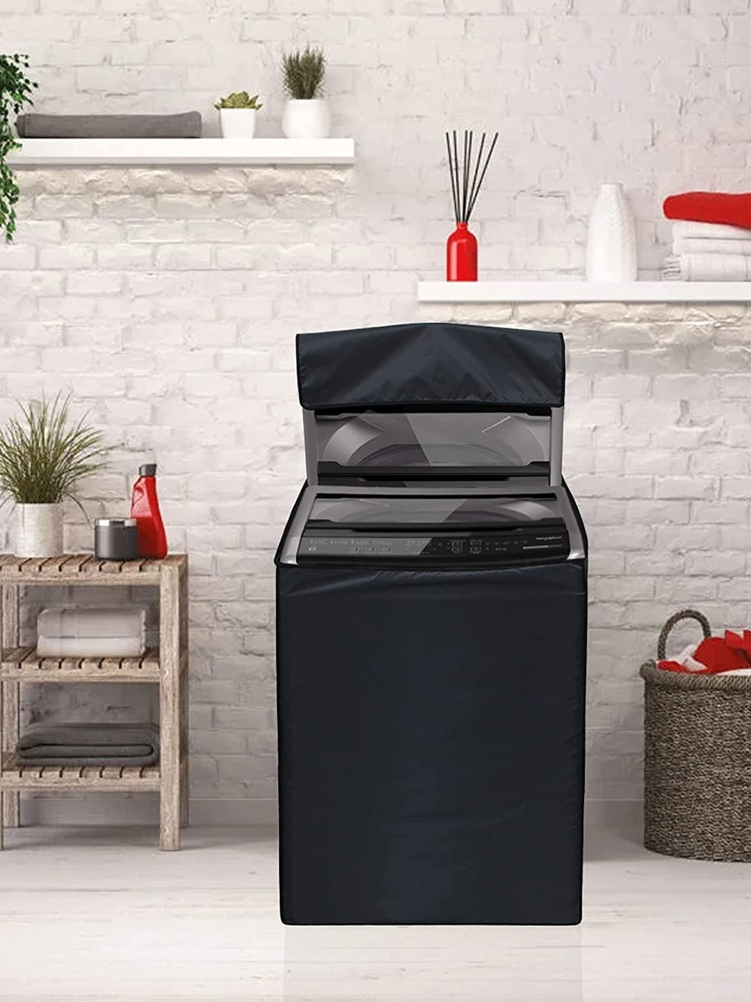 Dakshya Industries Grey Top Load Washing Machine Cover