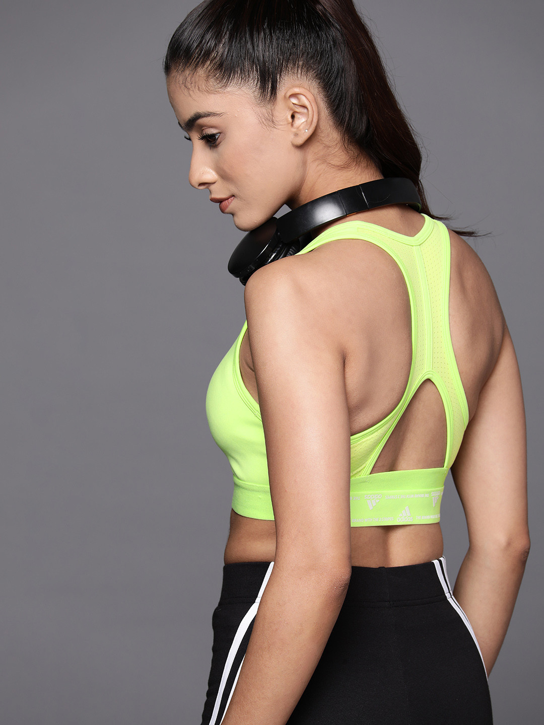 ADIDAS AEROREADY PWR MS PD Training High-support Lightly Padded Bra