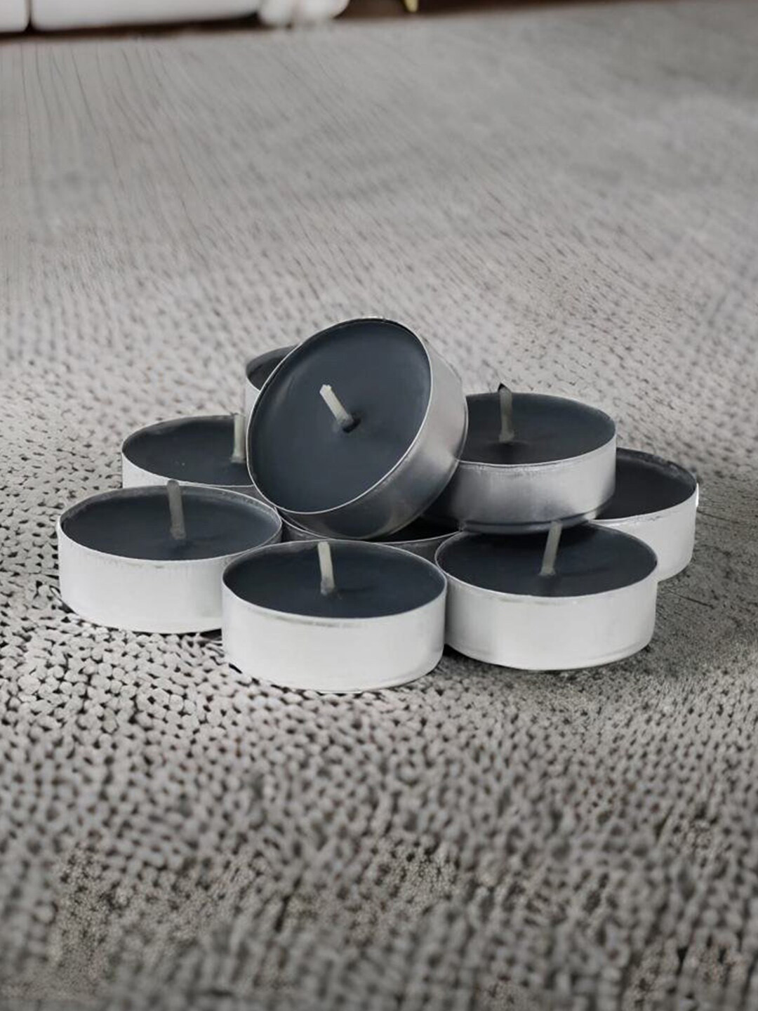 Aromatic Fables 50Pcs Scented 1 Wick Grape Solid Round Regular Tea Light Candles