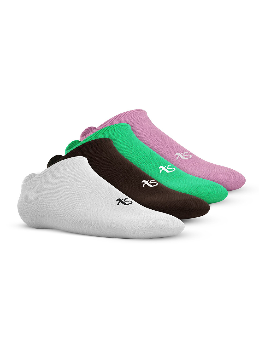 TalkingSox Unisex Pack Of 4 Shoe Liner Socks