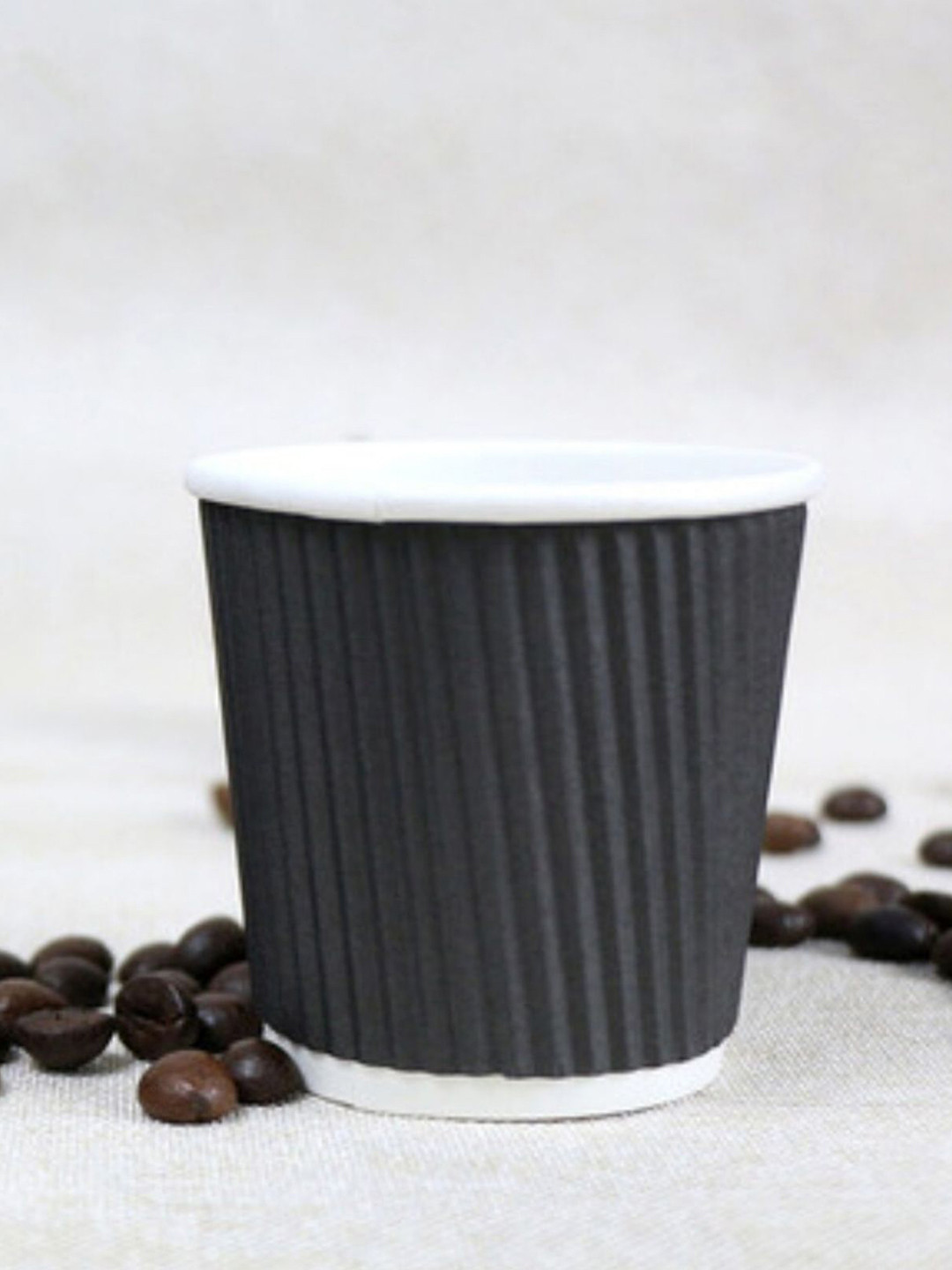 COMFY PACKAGE Harry Name Personalised Black Textured Paper Dishwasher Safe 22 Piece Cups-130ml