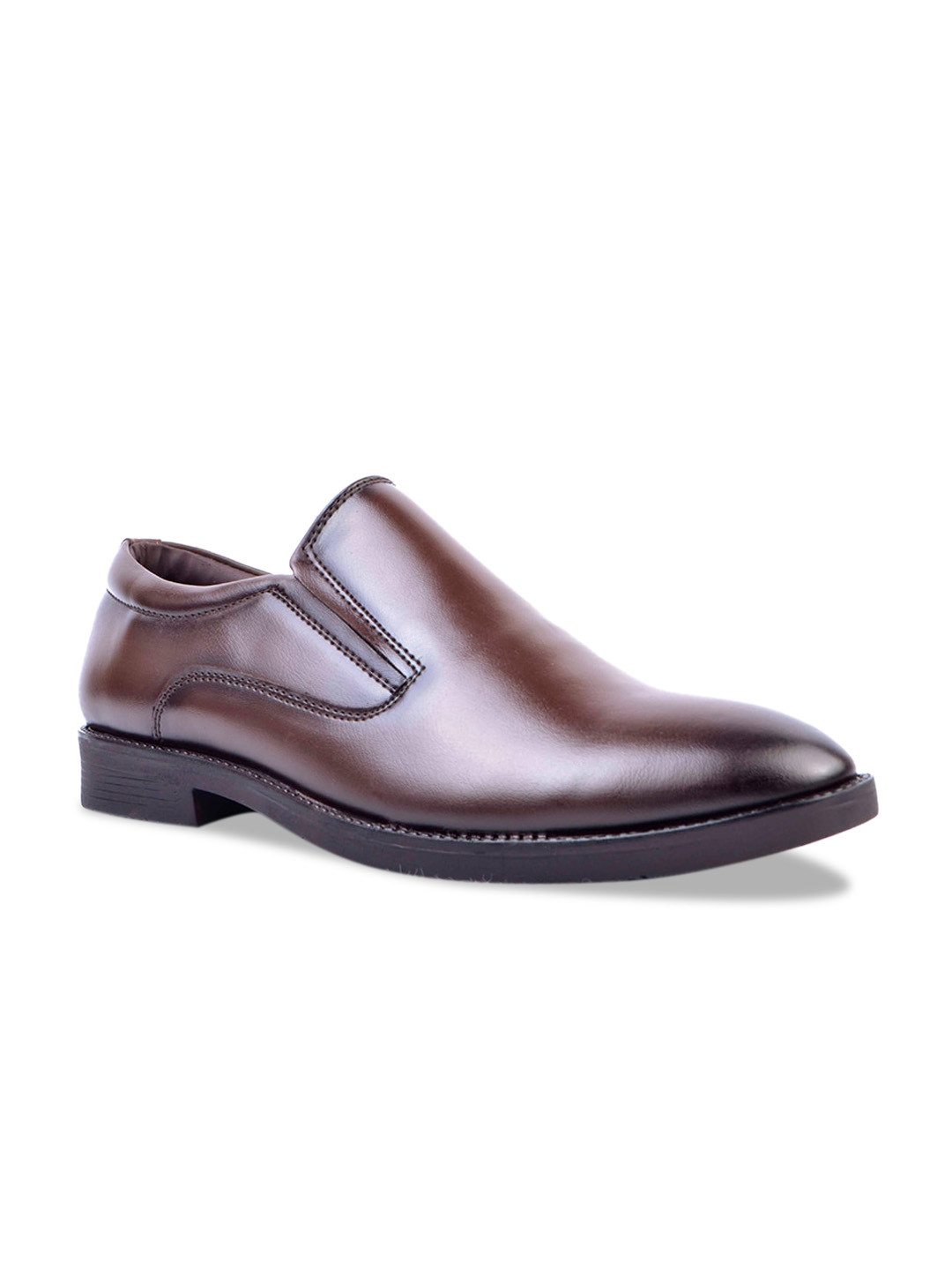 Cliff Fjord Men Round Toe Formal Slip-On Shoes