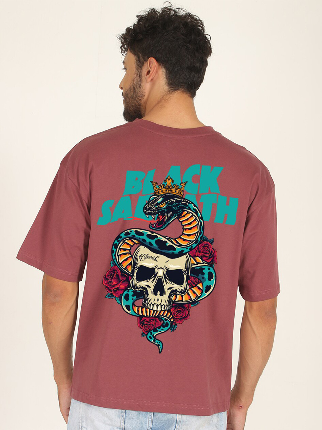 Teeshut  Graphic Printed Cotton Over Sized T-shirt