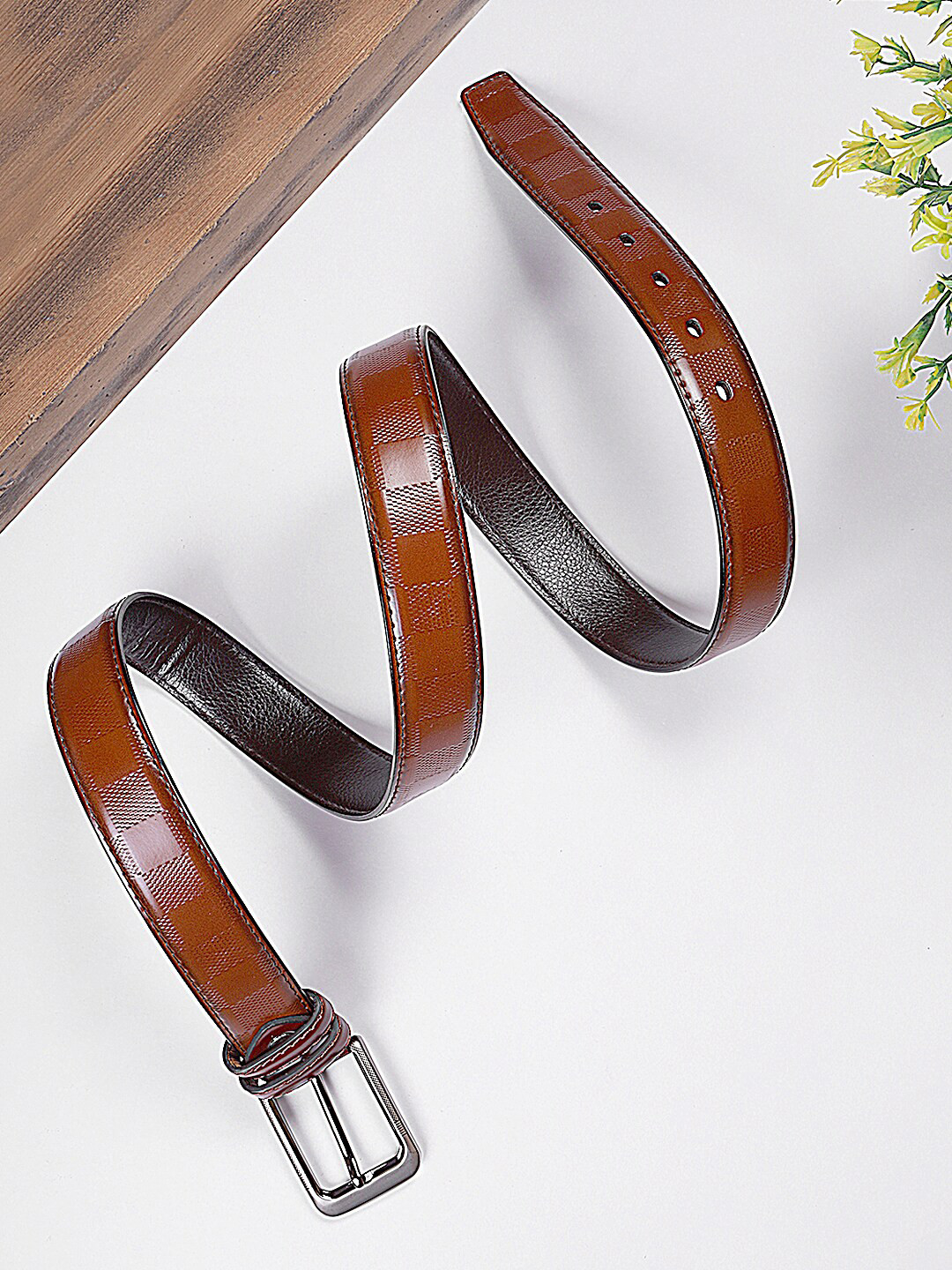 INVICTUS Men Artificial Leather Formal Belt