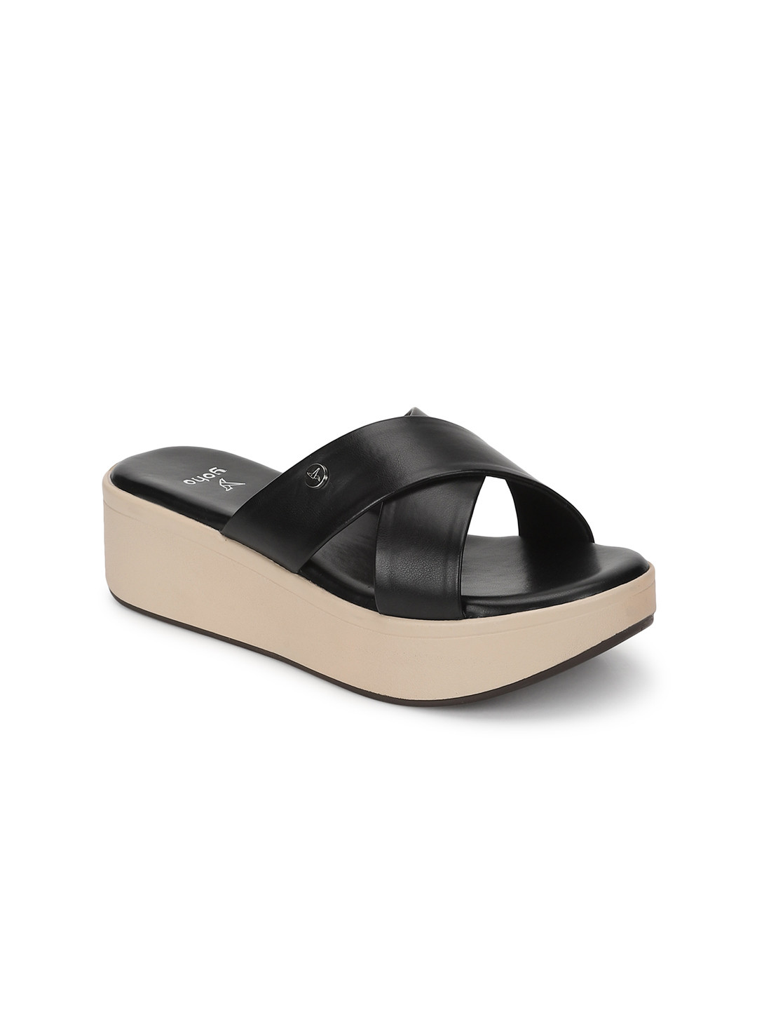 yoho Women Criss-Cross Flatform Heels