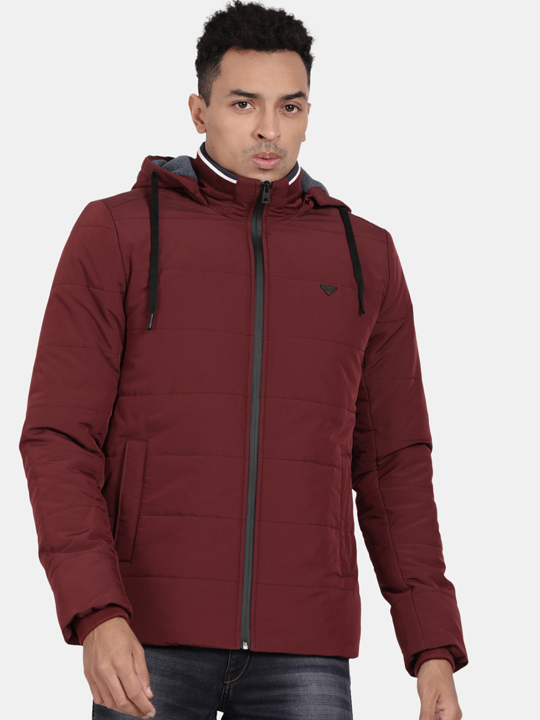 t-base Hooded Windcheater Padded Jacket