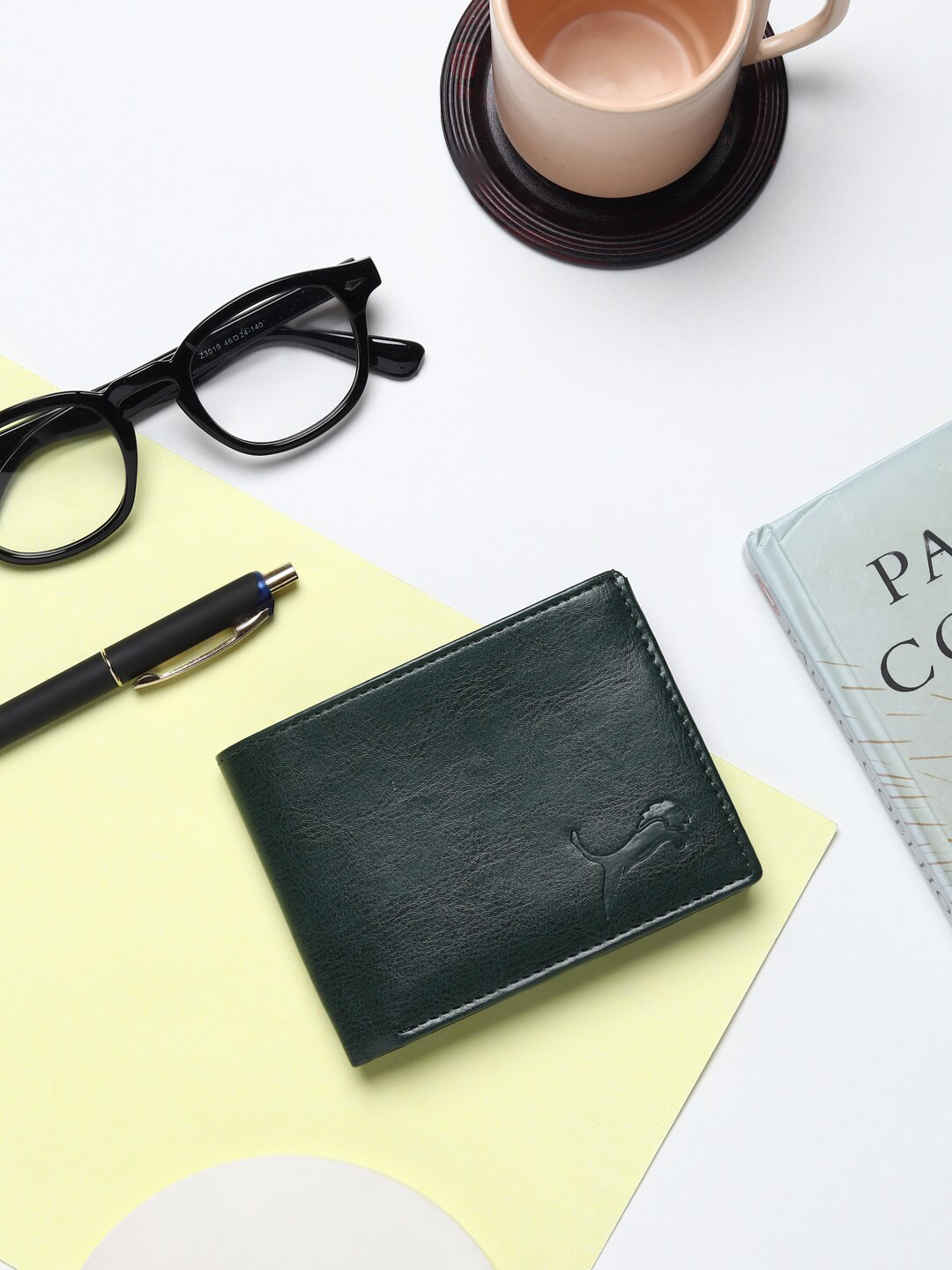 WILD EDGE Men Textured Two Fold Wallet