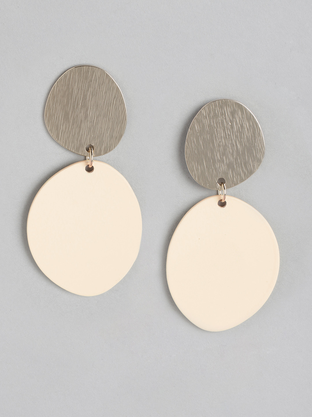 Forever New Rose Gold-Plated Contemporary Drop Earrings