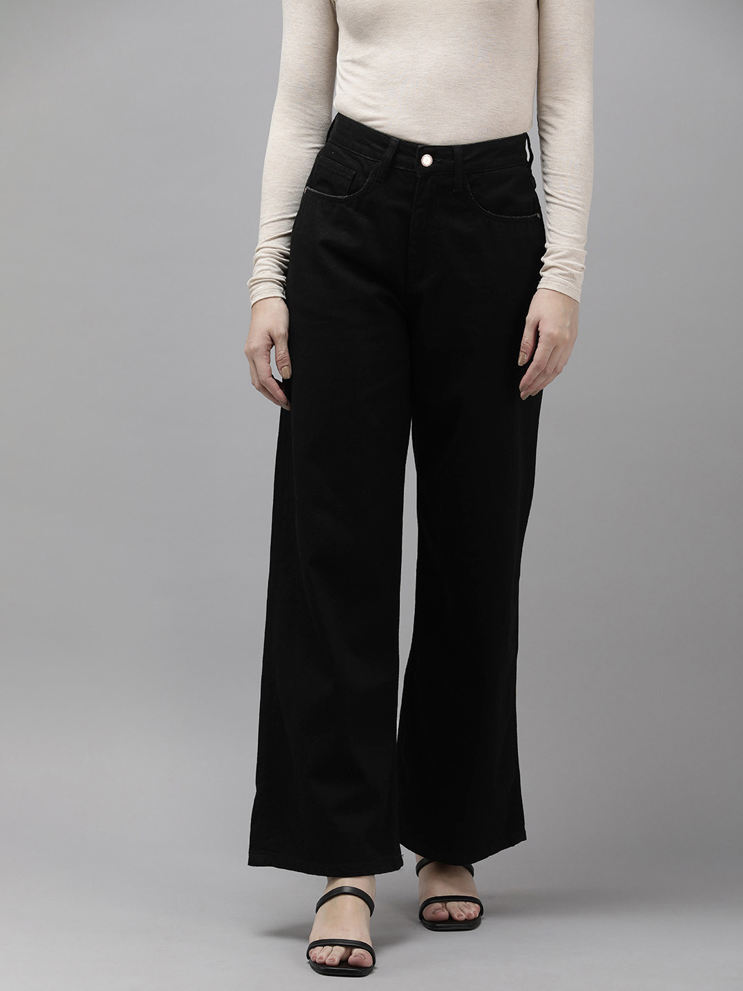 Van Heusen Woman Solid Cotton Jeans