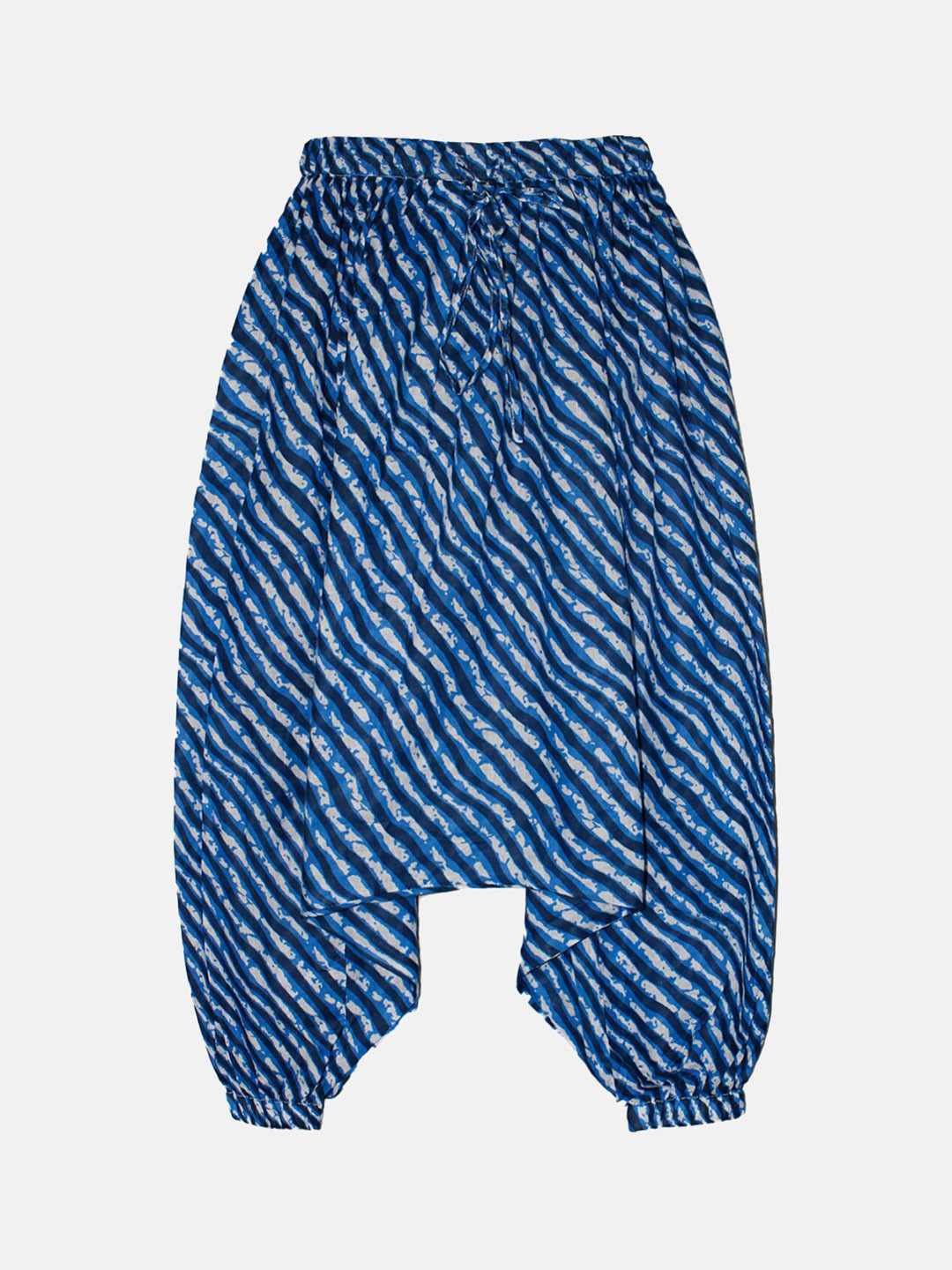 KiddoPanti Girls Striped Pure-Cotton Jodhpuri Pants