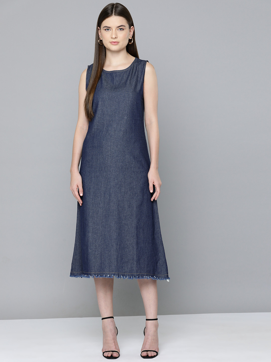 Chemistry Denim Dress A-Line Midi Dress