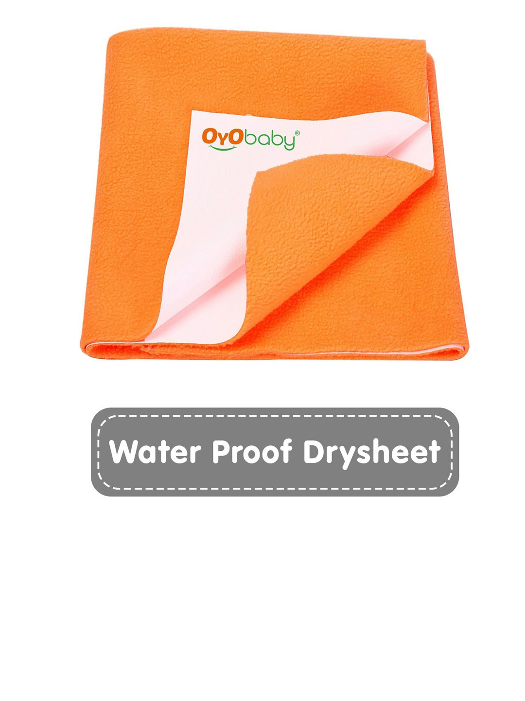 OyO Baby Peach-Colored Waterproof Mattress Protector