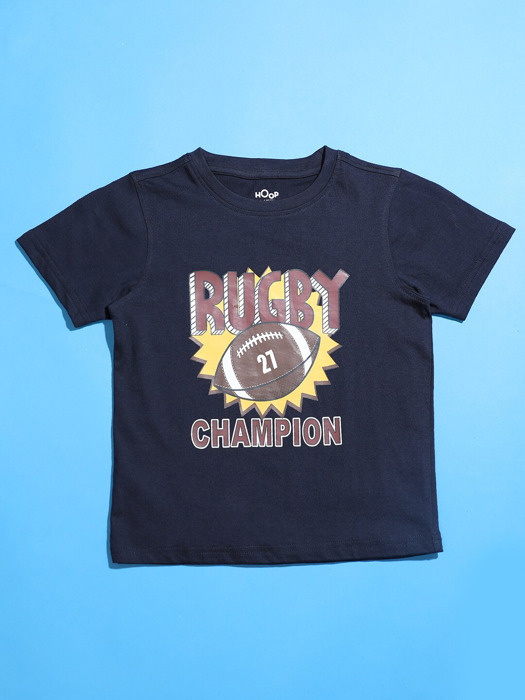 Hoop Boys Graphic Printed Regular Fit Cotton T-shirt