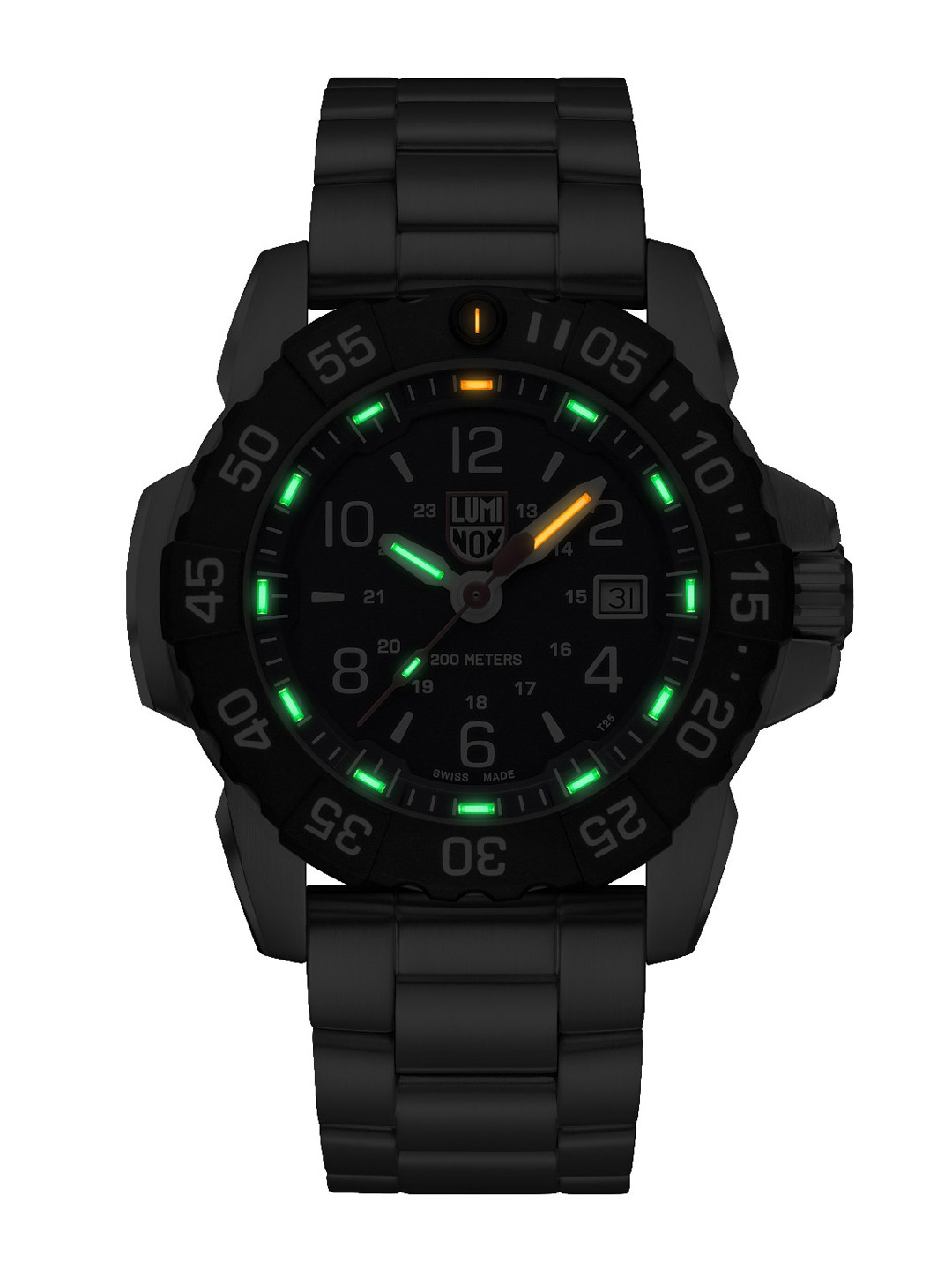 Luminox Men Stainless Steel Pack Of 2 Bracelet Style Straps Analogue Watch XS.3254.CB