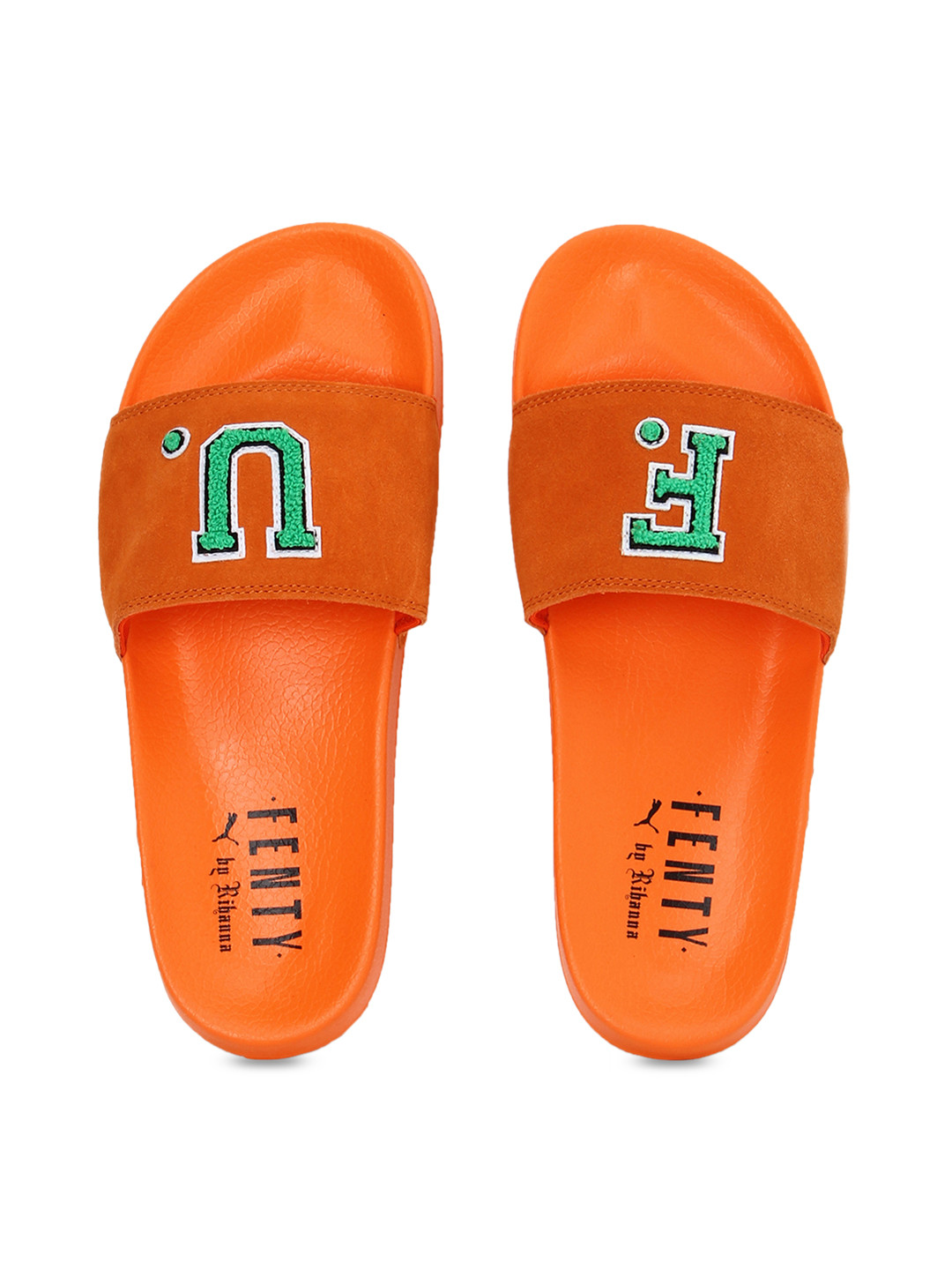 fenty puma slides orange