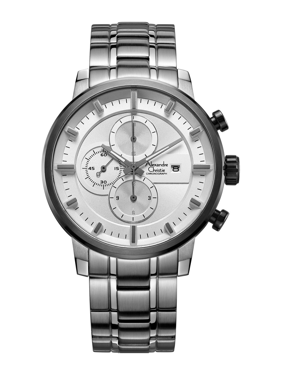 Alexandre Christie Men Stainless Steel Bracelet Style Straps Analogue Watch 6323MCBTBSL