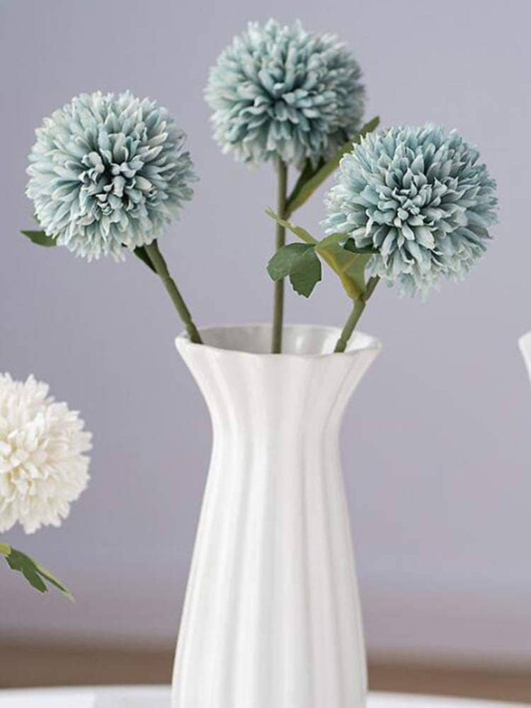 BS AMOR Blue 5 Pieces Chrysanthemum Flowers