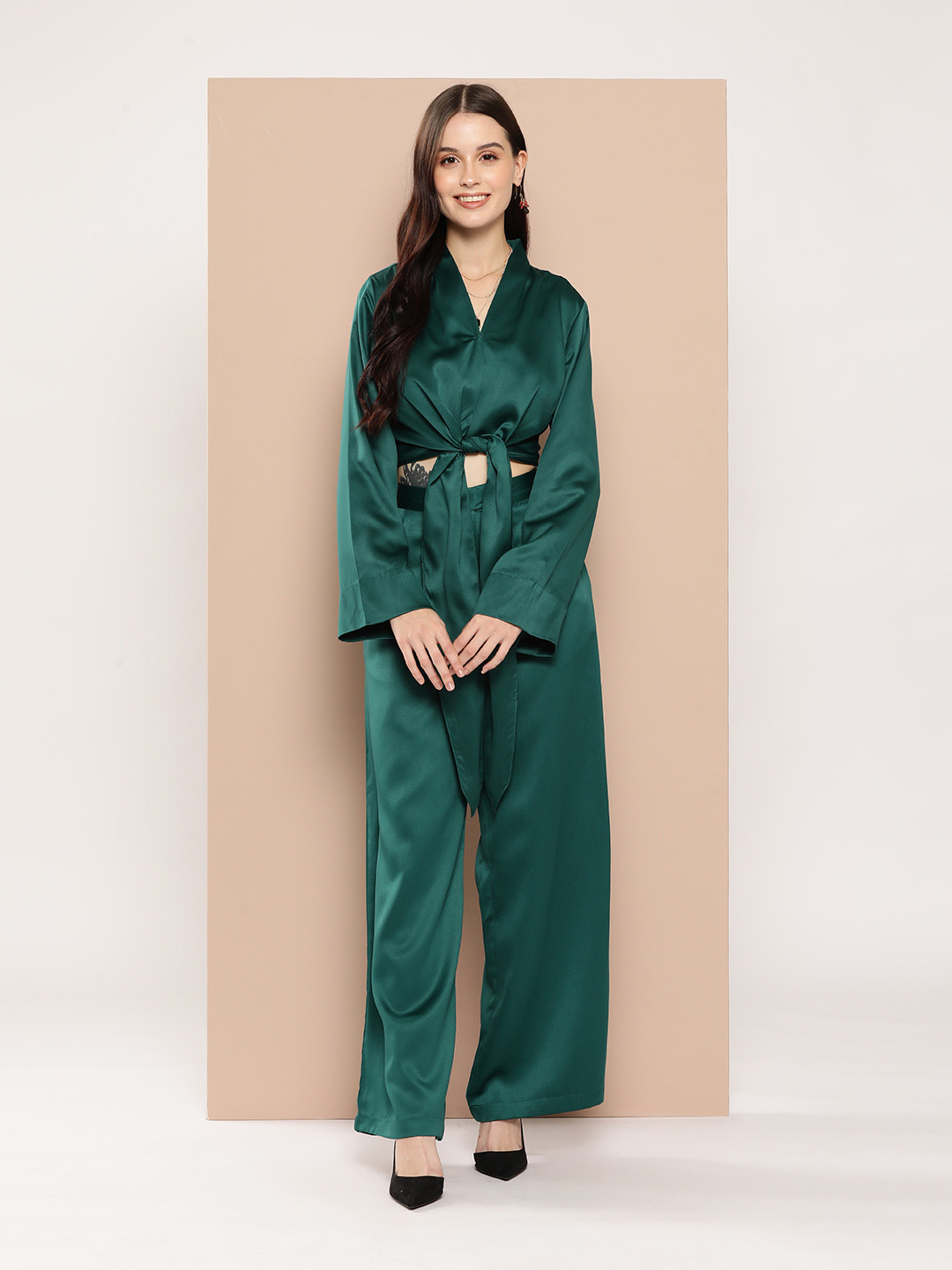 HERE&NOW Satin-Finish Co-Ords