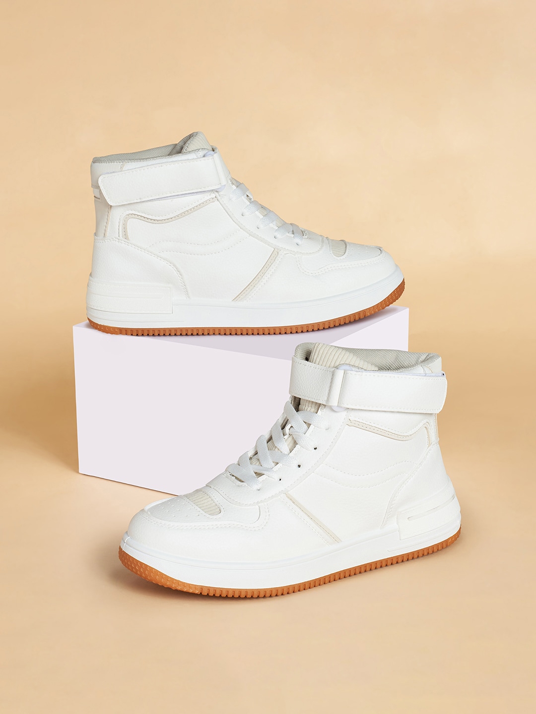Buy Forever Glam by Pantaloons Women Comfort Insole Mid Top Sneakers Casual Shoes for Women 24434972 Myntra