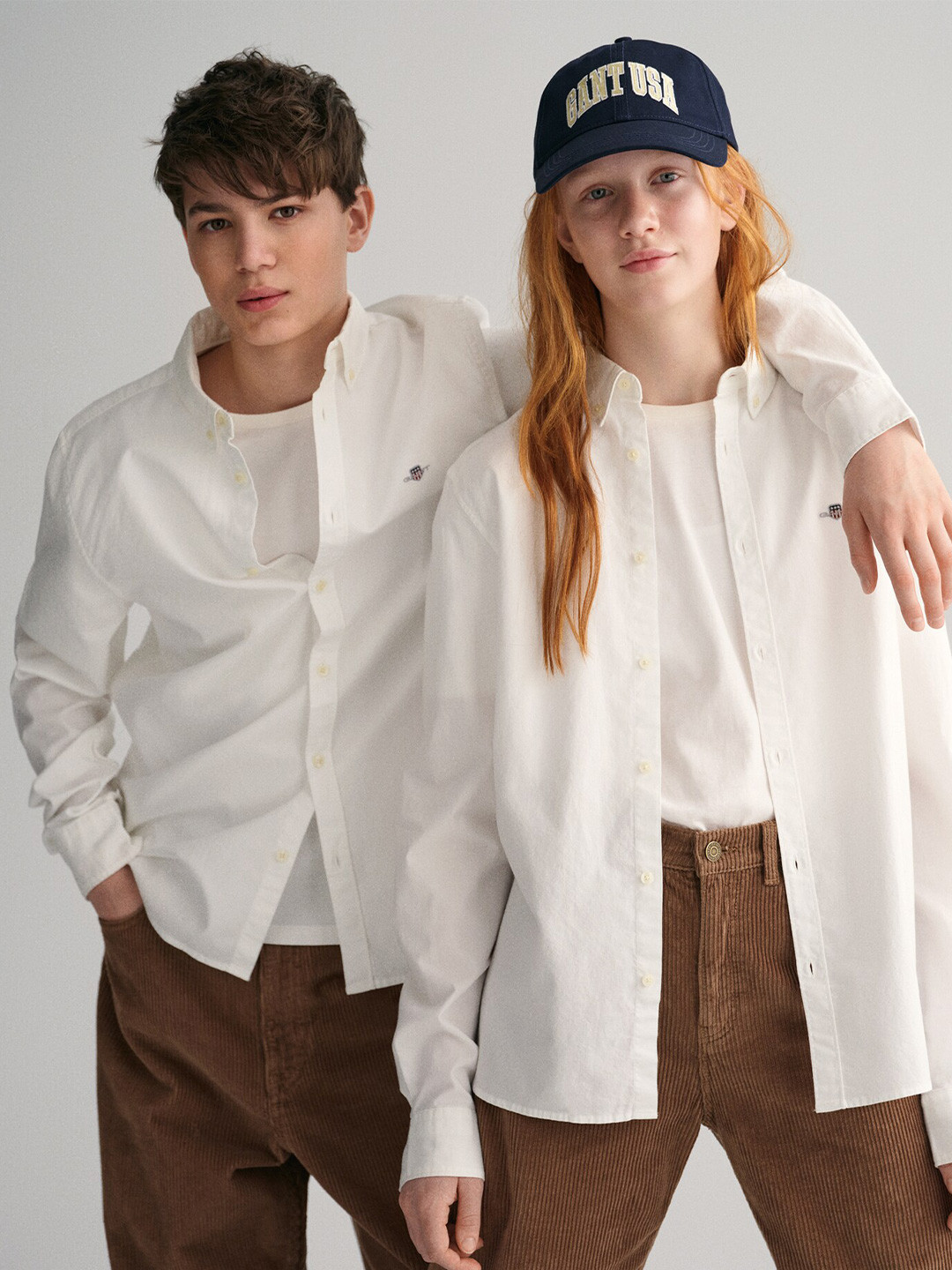 GANT Unisex Kids Button-Down Collar Casual Cotton Shirt