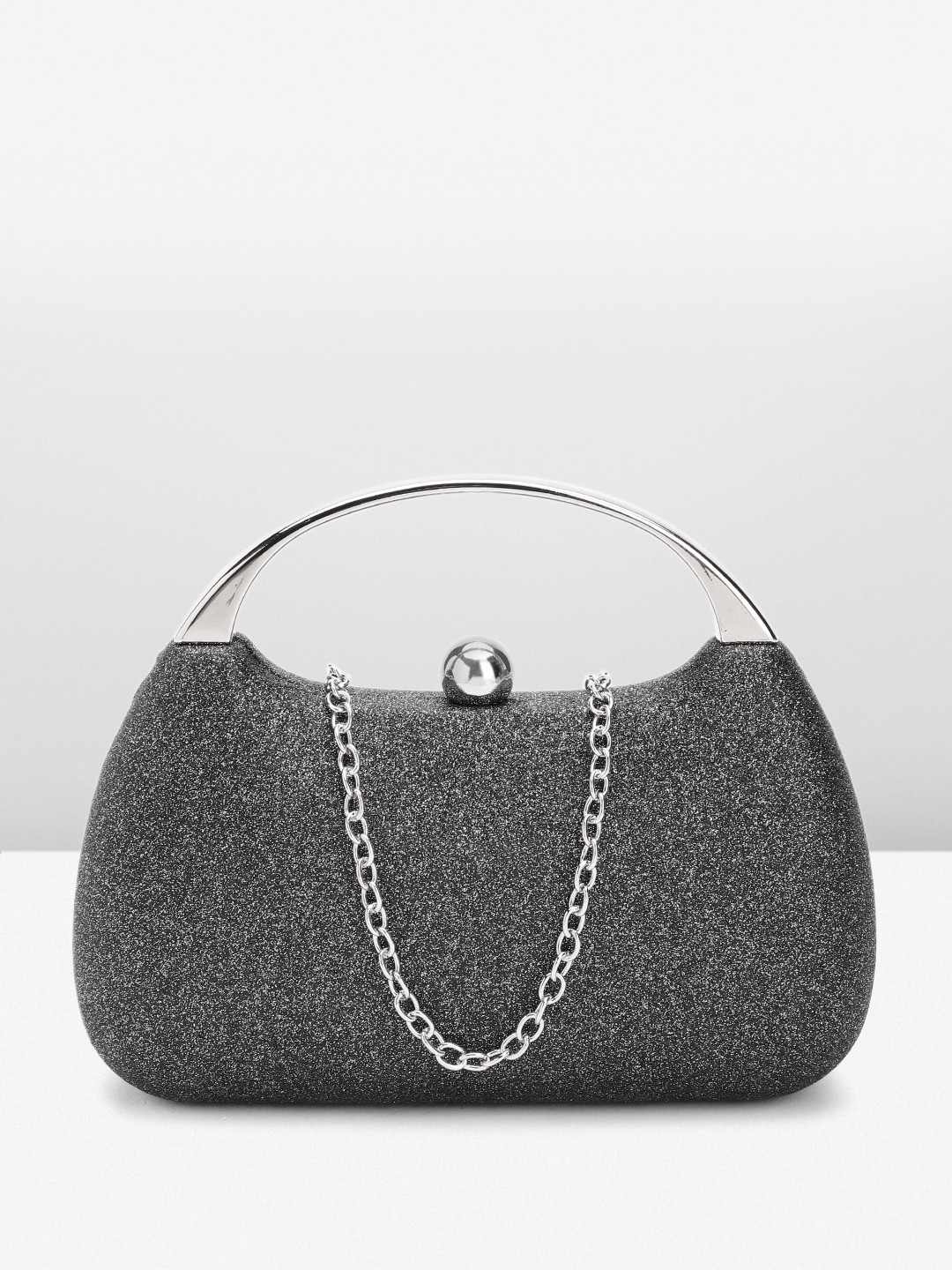 Lino Perros Women Glittery Effect Box Clutch