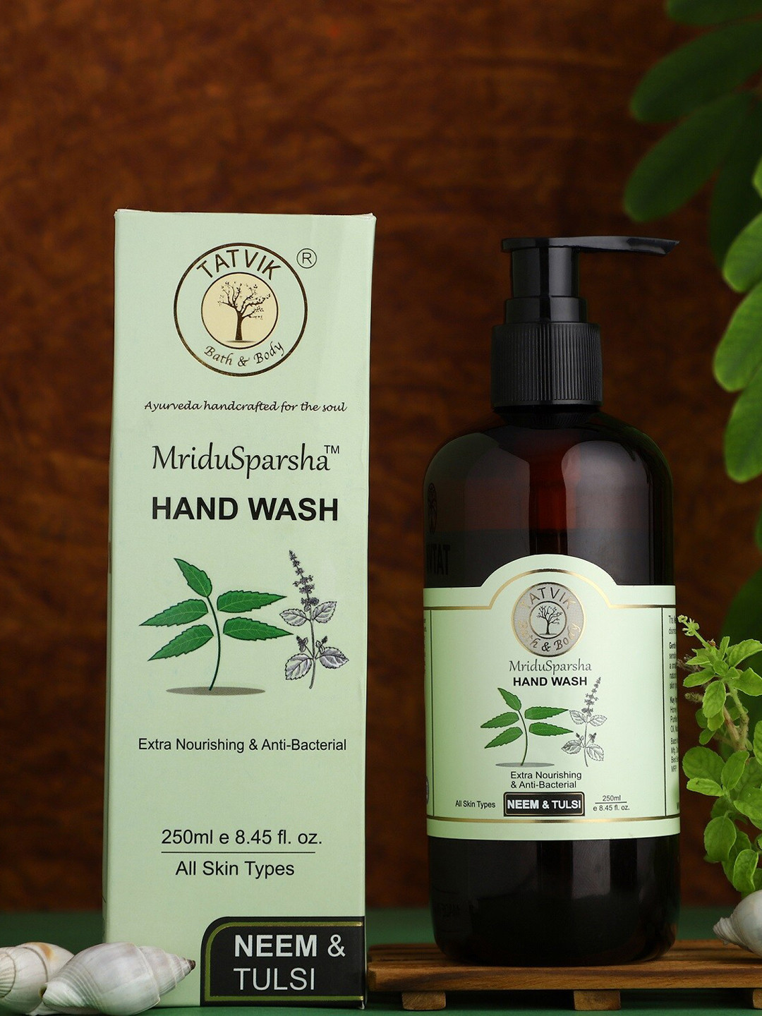TATVIK Mridusparsha Neem & Tulsi Hand Wash - 250ml