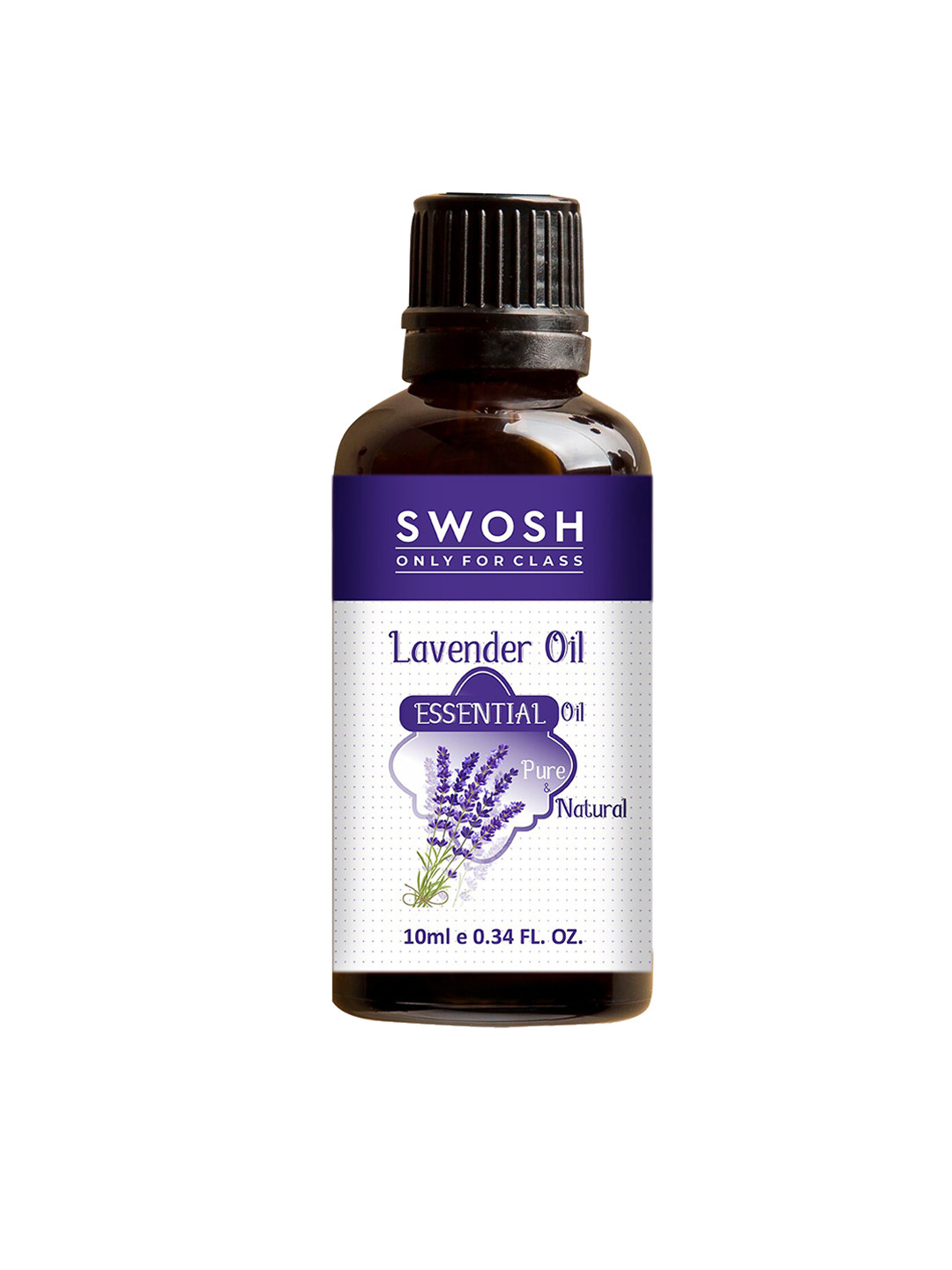 SWOSH Pure & Natural Therapeutic Grade Lavender Essential Oil - 10 ml