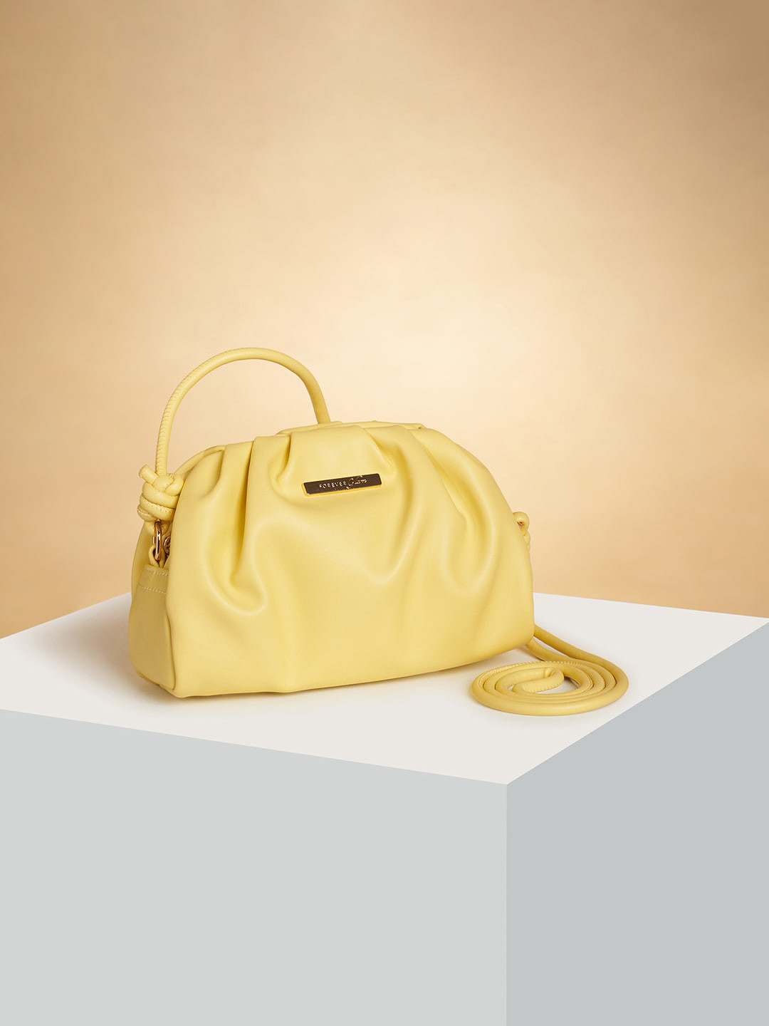 Forever Glam by Pantaloons Structured Hobo Bag