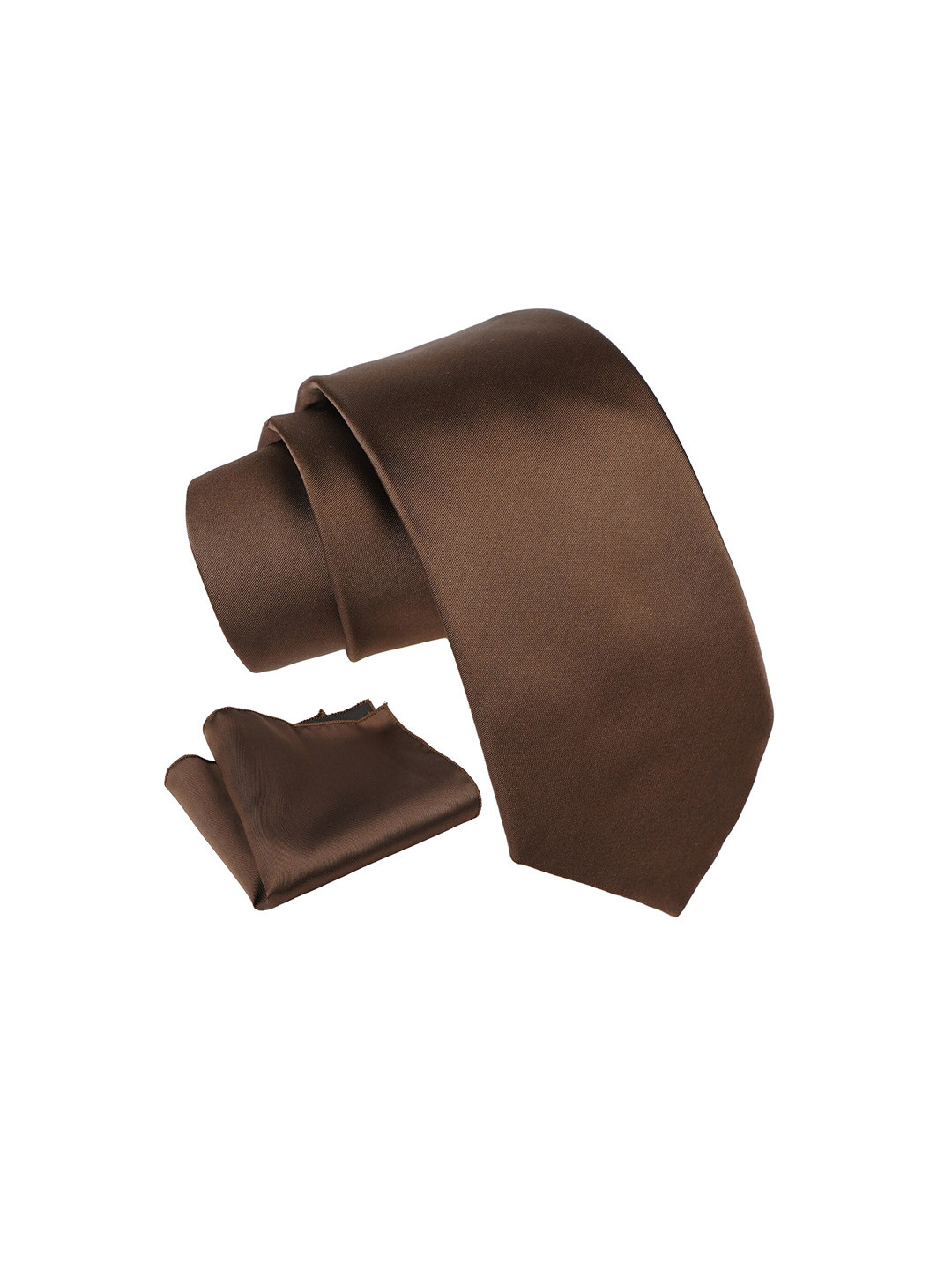 AXLON Men Micofiber Formal Tie With Pocket Square Accessory Gift Set