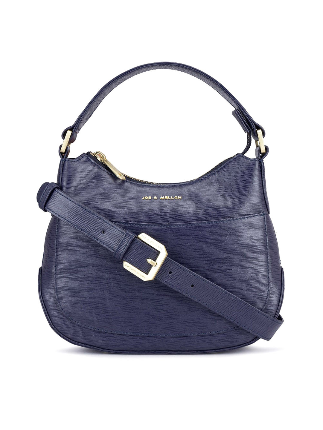 Joe & Mellon Textured Leather Half Moon Sling Bag