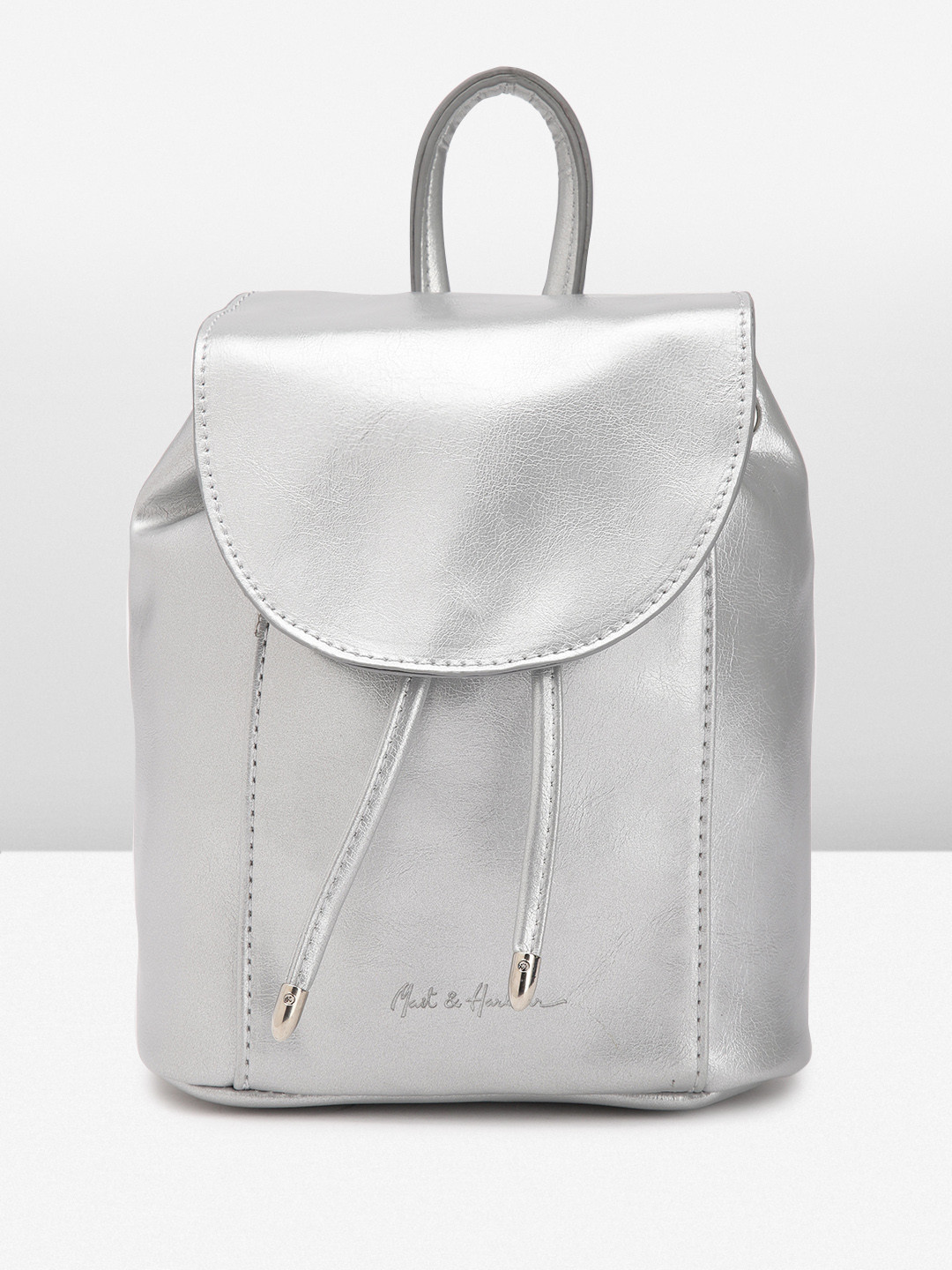 Mast & Harbour Women Metallic Collge Backpack